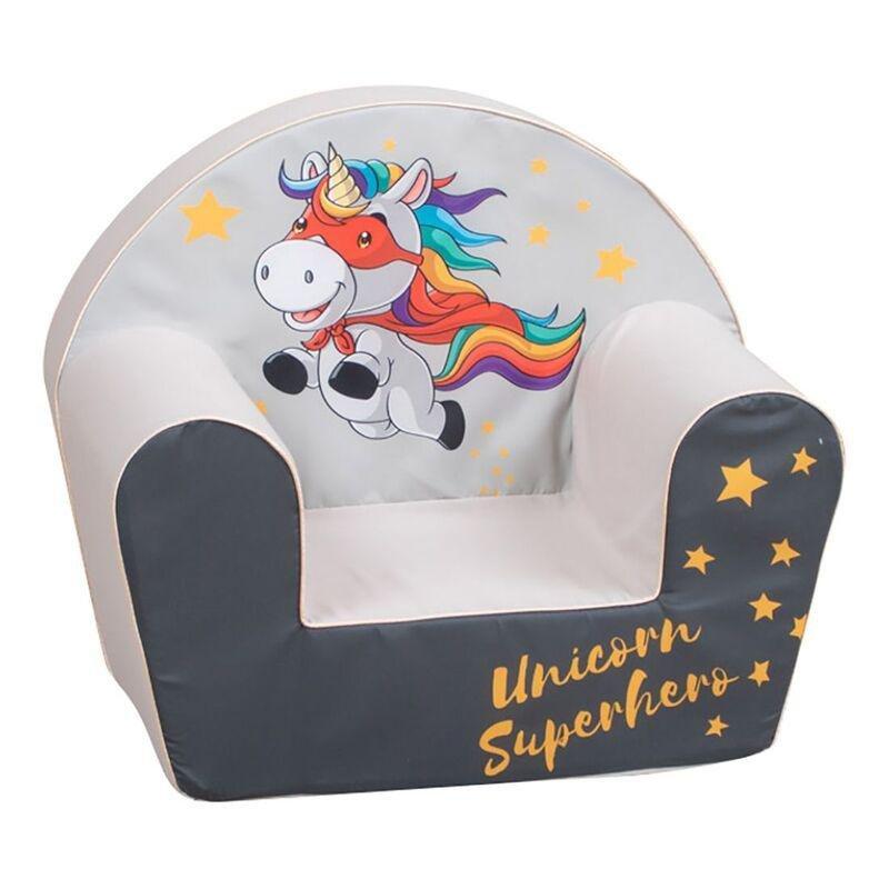 Delsit Arm Chair - Unicorn Super Hero, , large image number 0