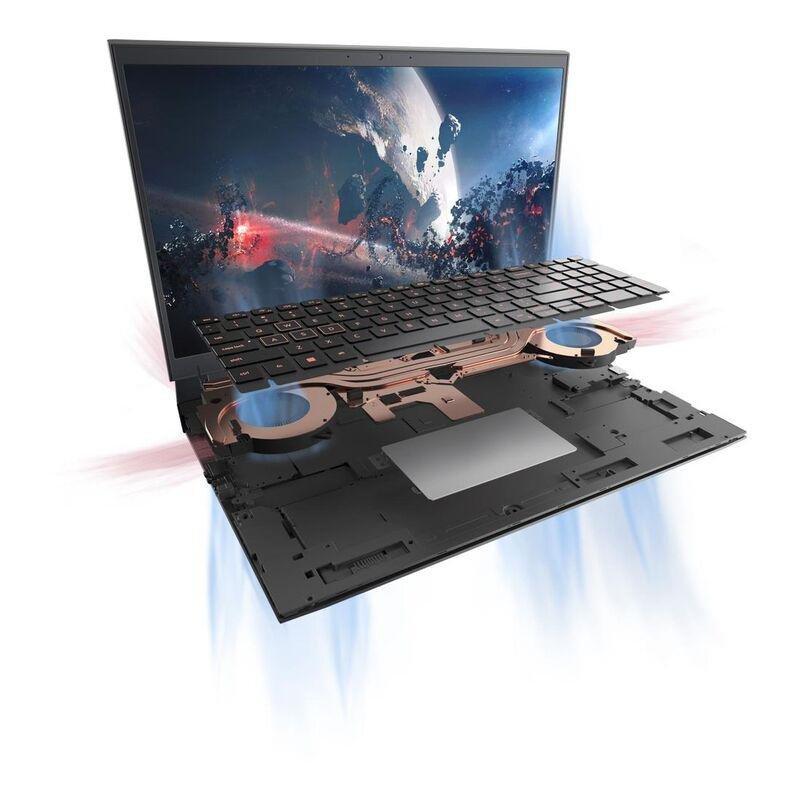 Dell G15 5520 Gaming Laptop Intel Core i7-12700H/16GB/1TB SSD/NVIDIA GeForce RTX 3060 6GB/15.6" QHD/240Hz/Windows 11 Home - Black (Arabic/English), , large image number 2