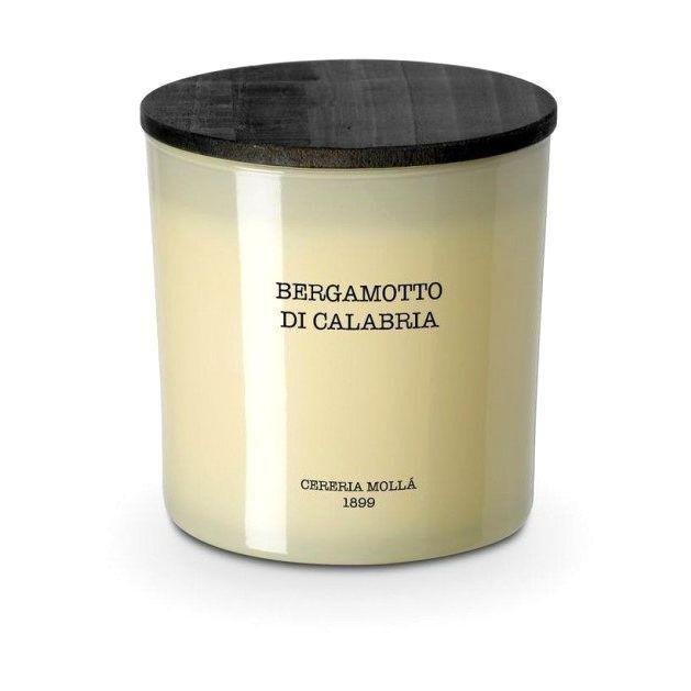 Cereria Molla 2 Wick xl Vegetable Wax Candle in glass 700g Bergamotto di Calabria, , medium