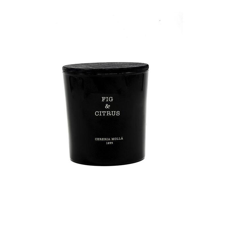 Cereria Molla 2 Wick xl Vegetable Wax Candle in glass 700g/ Fig & Citrus, , medium