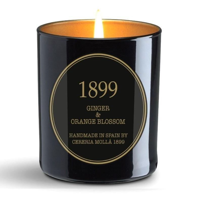 Cereria Molla Premium Vegetable Wax Candle in glass 230g Ginger & Orange Blossom, , medium