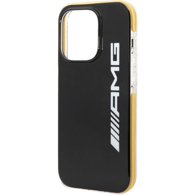 AMG PC/TPE Hard Case for iPhone 14 Pro Max - Black/Yellow, , large image number 1