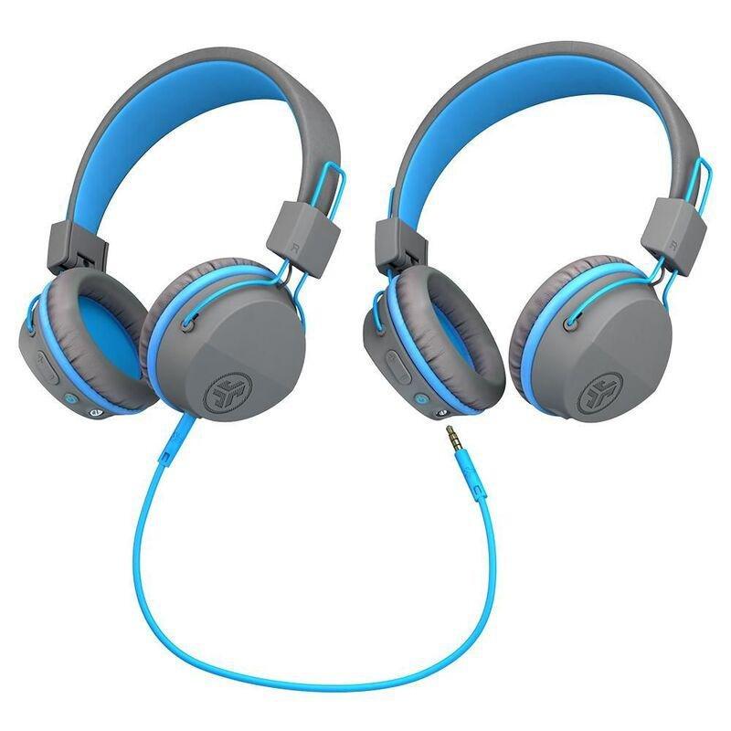 Jlab Jbuddies Studio Kids Wireless Headset - Grey/Blue, , large image number 5
