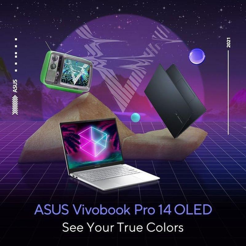 ASUS Vivobook Pro 15 OLED Laptop AMD Ryzen R7-5800H/16GB/1TB SSD/NVIDIA GeForce RTX 3050 4GB/15.6" FHD/Windows 11 Home - Quiet Blue, , large image number 1