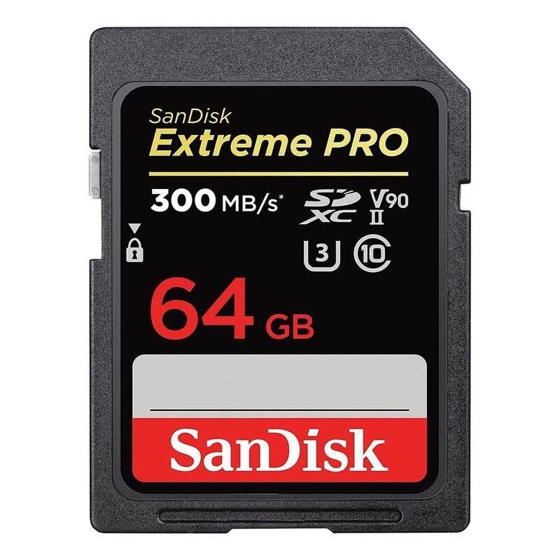 SANDISK Extreme Pro SDXC Card 300MB/S UHS-II V90 - 64GB, , large image number 0