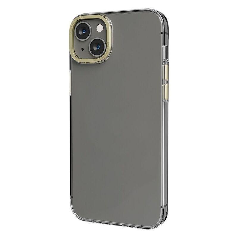 Levelo Sensa Clear Back Case For iPhone 14 Plus - Clear/Champagne, , large image number 0