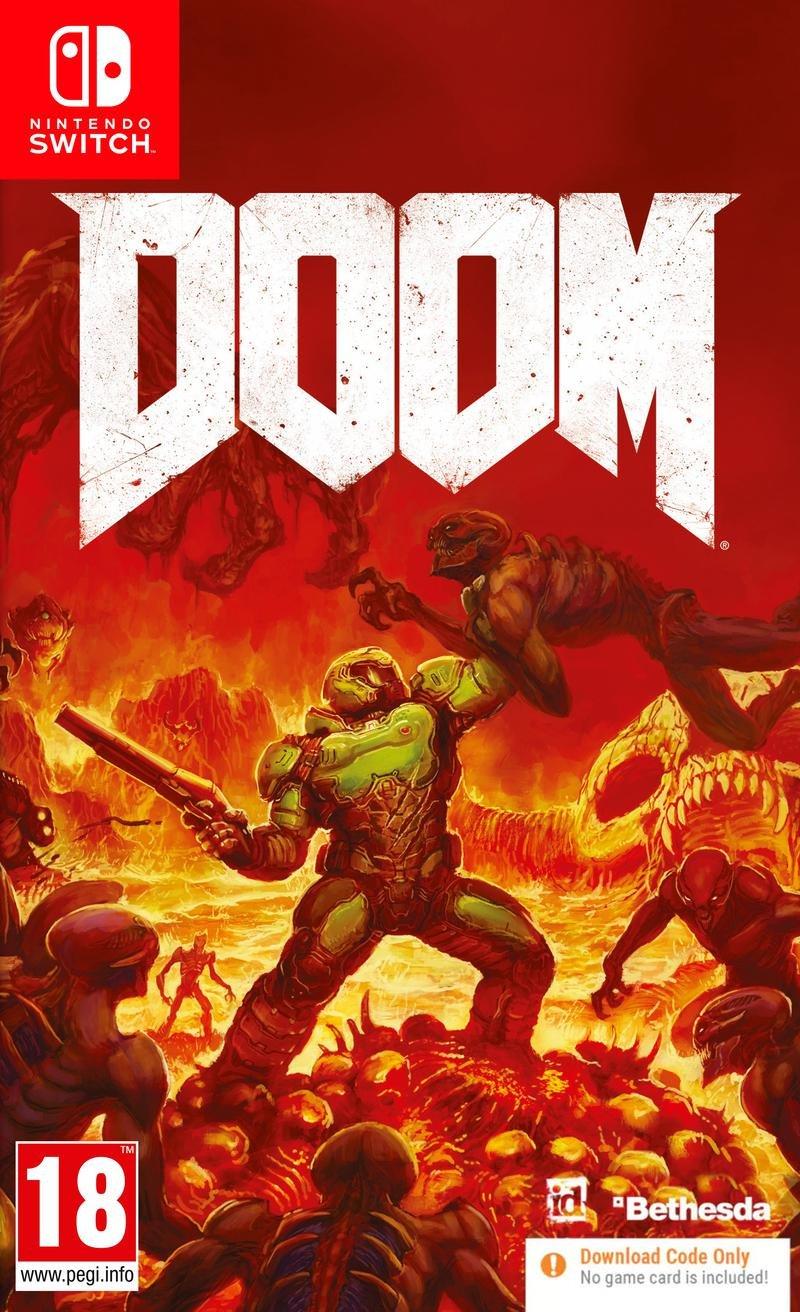 Doom - Nintendo Switch (Code in Box), , large image number 0