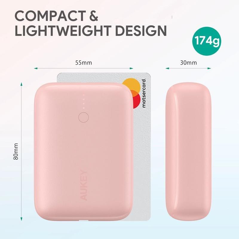 Aukey PB-N83S 10000mAh 22.5W Mini PD Power Bank - Black, , large image number 6
