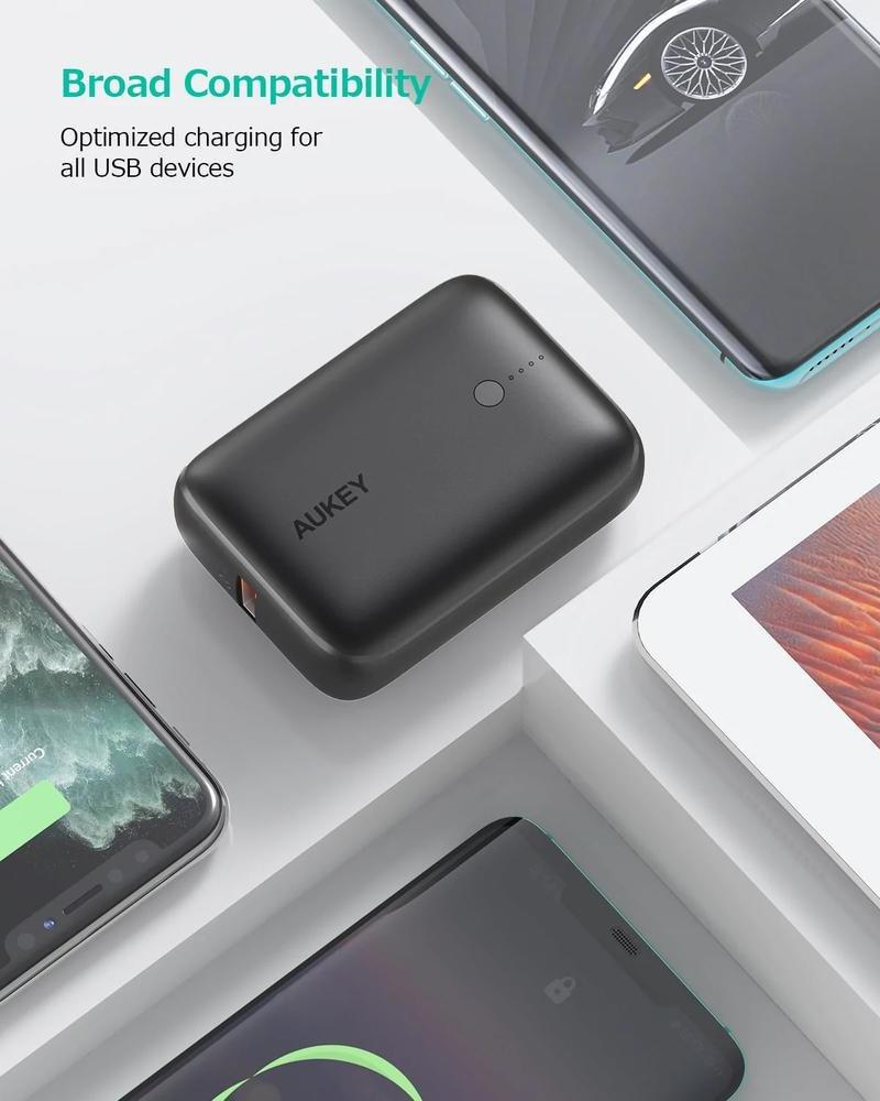 Aukey PB-N83S 10000mAh 22.5W Mini PD Power Bank - Black, , large image number 7