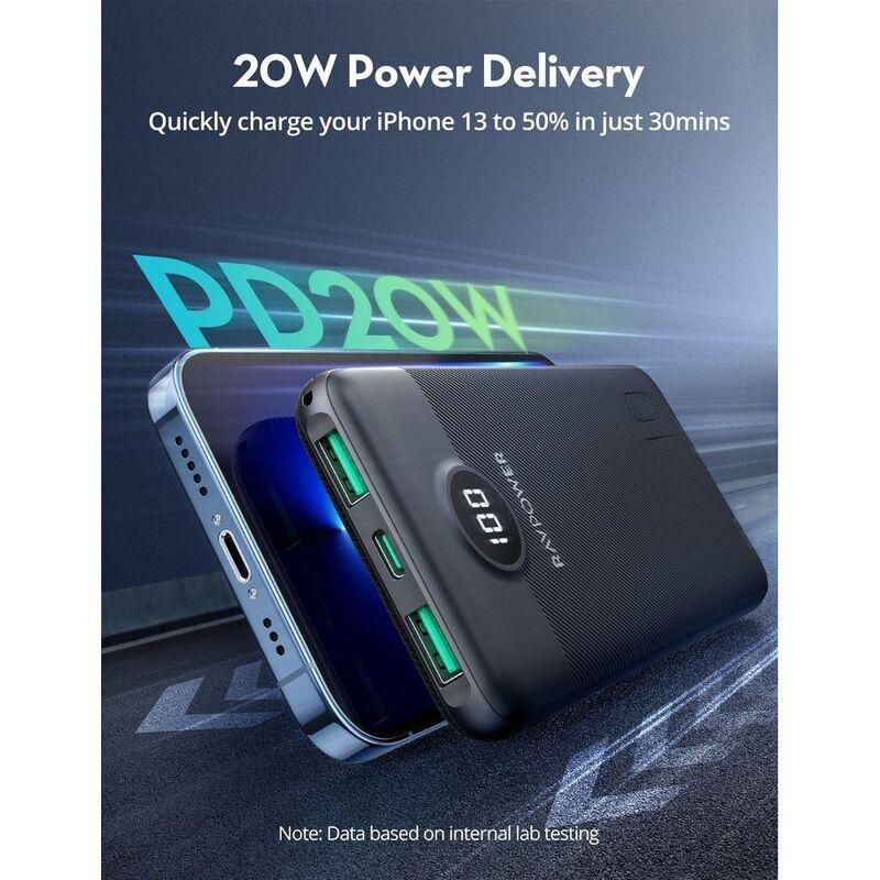 Ravpower RP-PB1204 PD Pioneer 10000mAh 20W 3-Port Power Bank, , large image number 3