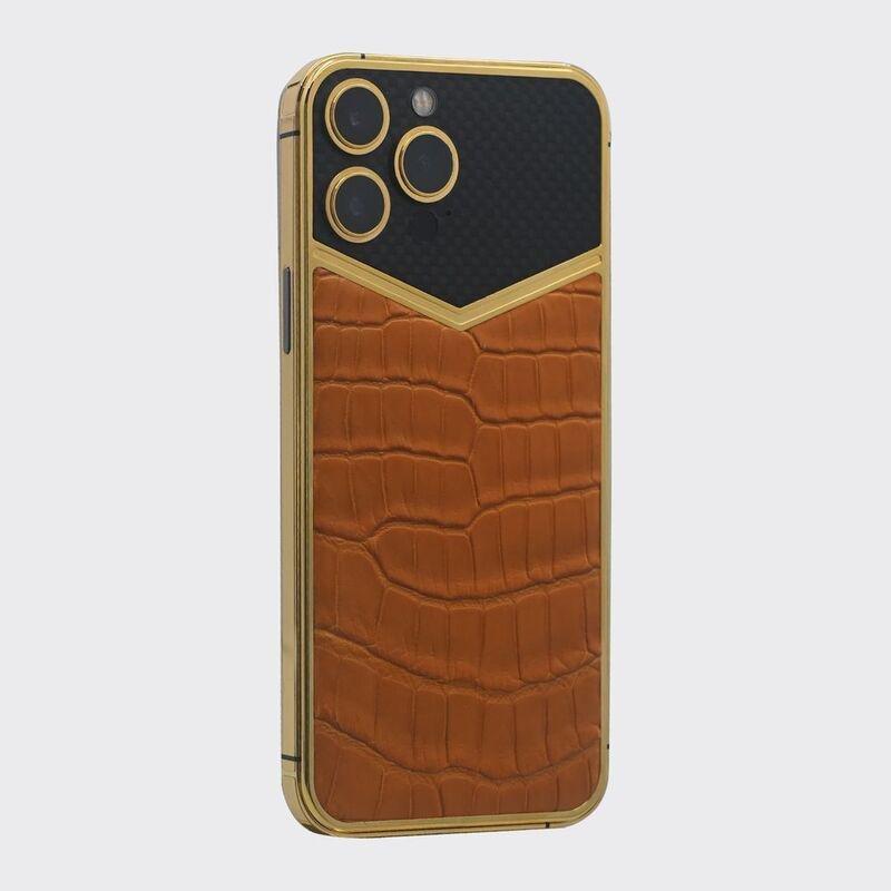 Mansa Design Custom iPhone 14 Pro Max 512GB - Alligator Leather Designs, , large image number 0