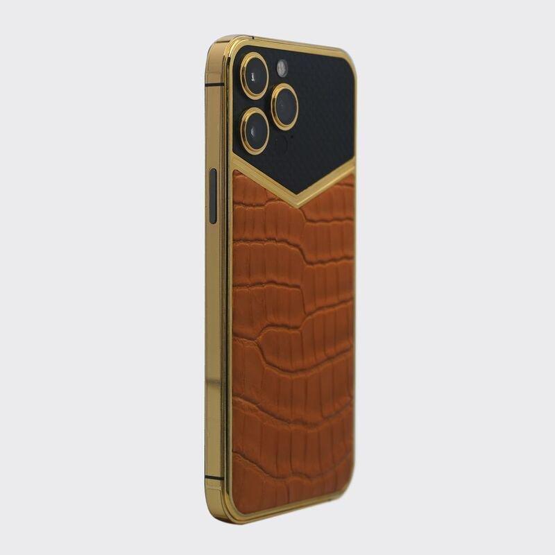 Mansa Design Custom iPhone 14 Pro Max 512GB - Alligator Leather Designs, , large image number 1