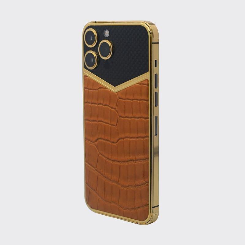 Mansa Design Custom iPhone 14 Pro Max 512GB - Alligator Leather Designs, , large image number 2