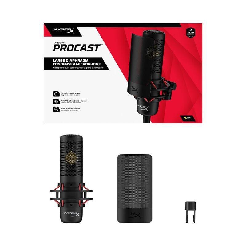 HyperX ProCast XLR RGB USB Condenser Gaming Microphone, , large image number 3
