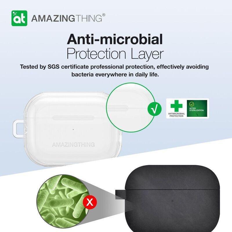 AmazingThing Minimal Case For Airpods Pro 2 (2022) - Clear, , large image number 3