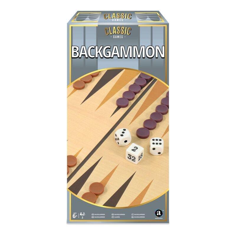 Merchant Ambassador Classic Games Backgammon, , large image number 0