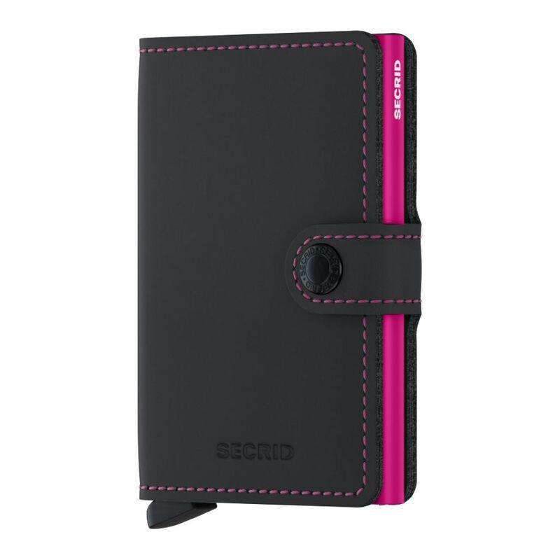 Secrid Miniwallet - Matte Leather - Fuchsia, , medium