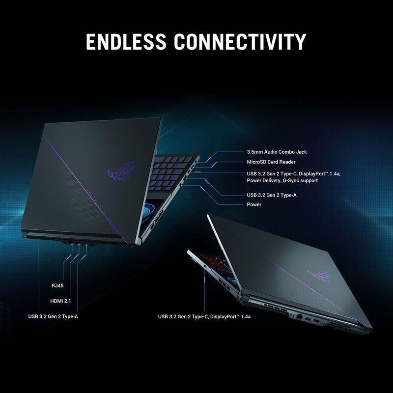 ASUS ROG Zephyrus Duo 16 Powerful Gaming Laptop AMD Ryzen 9-6900HX/32GB/2TB SSD/NVIDIA GeForce RTX 3080 Ti 16GB/16" QHD+/165Hz/Windows 11 Home-Black, , large image number 2