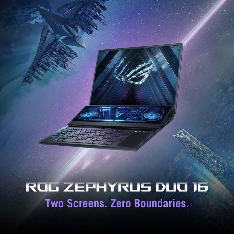 ASUS ROG Zephyrus Duo 16 Powerful Gaming Laptop AMD Ryzen 9-6900HX/32GB/2TB SSD/NVIDIA GeForce RTX 3080 Ti 16GB/16" QHD+/165Hz/Windows 11 Home-Black, , large image number 4