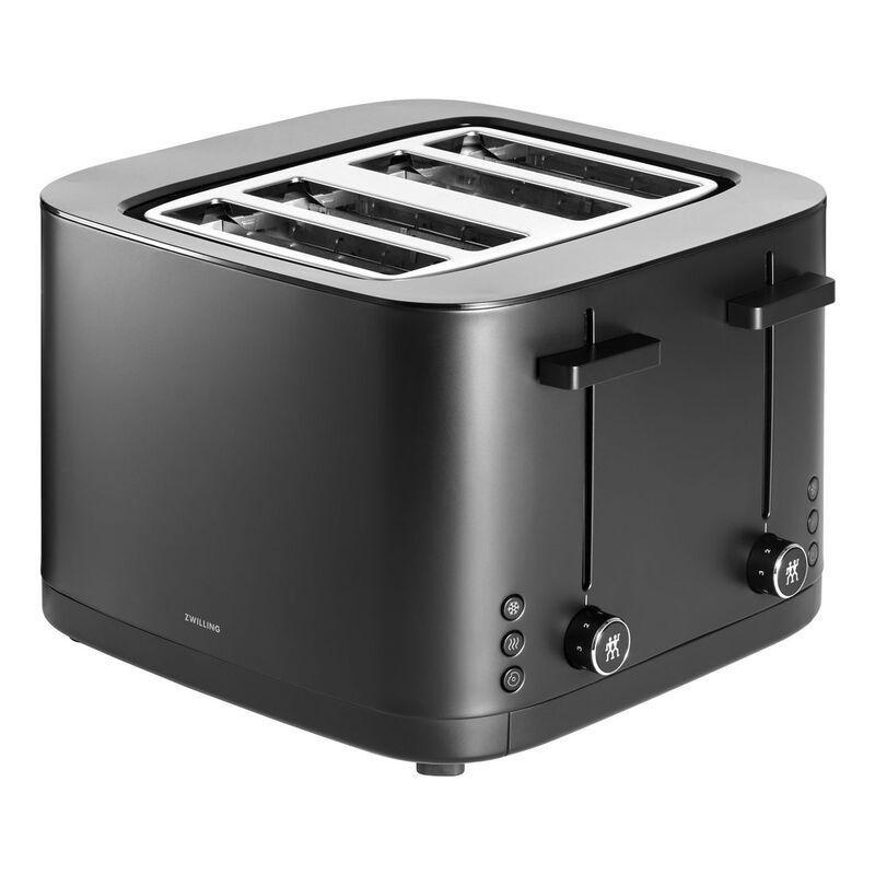 Zwilling Enfinigy Stainless Steel Toaster 4 Slice - Black, , large image number 0