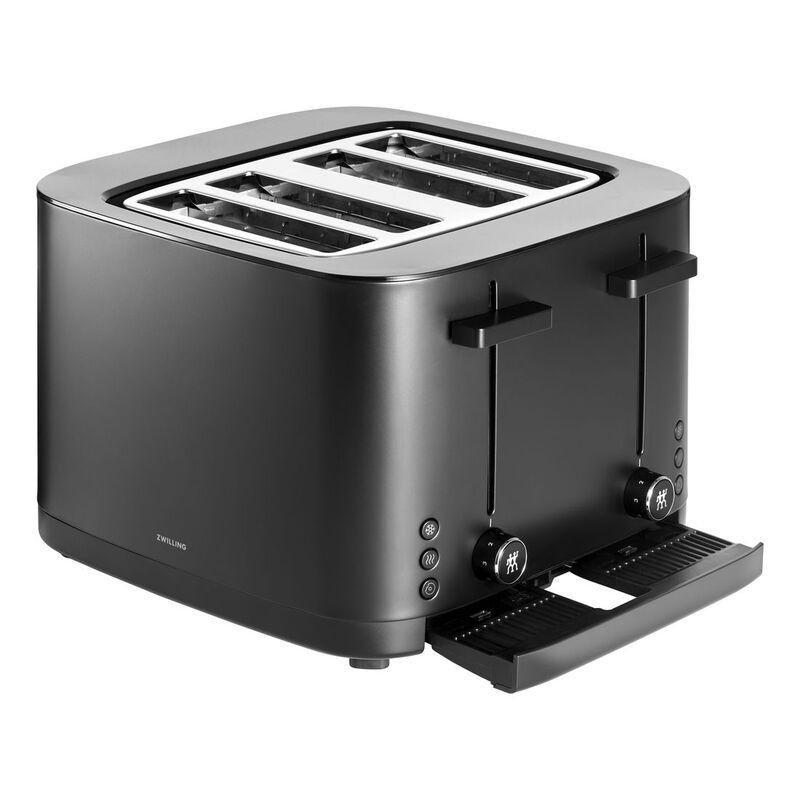 Zwilling Enfinigy Stainless Steel Toaster 4 Slice - Black, , large image number 1