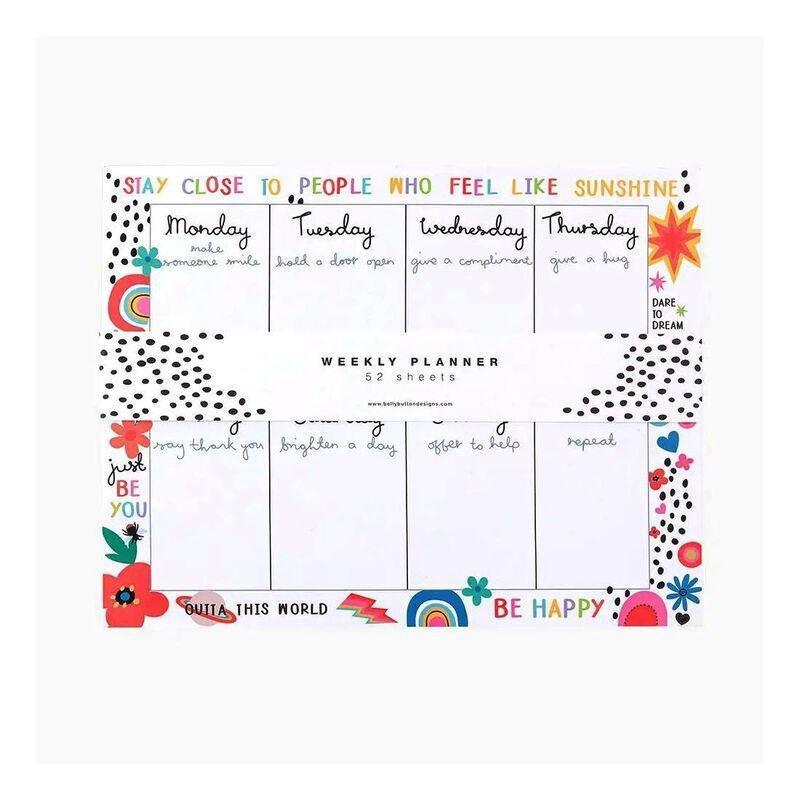 Belly Button Electric Dreams Weekly Planner (52 Sheets), , large image number 0