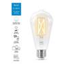 null - Wiz Filament Clear ST64 E27 Smart Light Bulb (Pack Of 2)