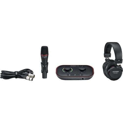 Focusrite Vocaster One Studio Dm1 Dynamic Microphone & Hp60V Black, , large image number 0
