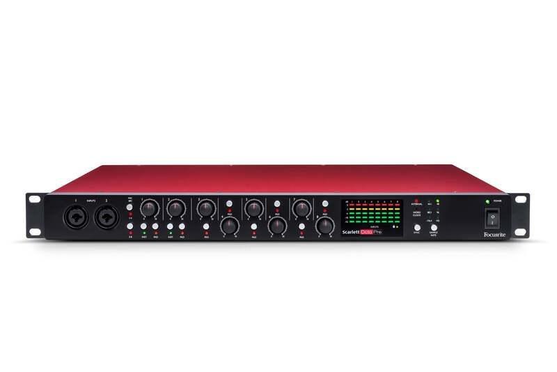 Focusrite Rackmount 8 Channel Mic Preamp And AD Converter Black, , large image number 0