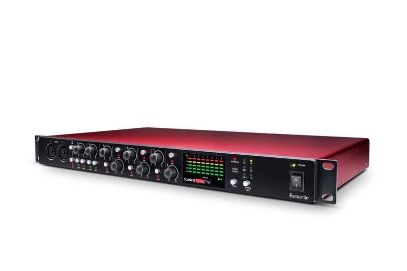 Focusrite Rackmount 8 Channel Mic Preamp And AD Converter Black, , large image number 1