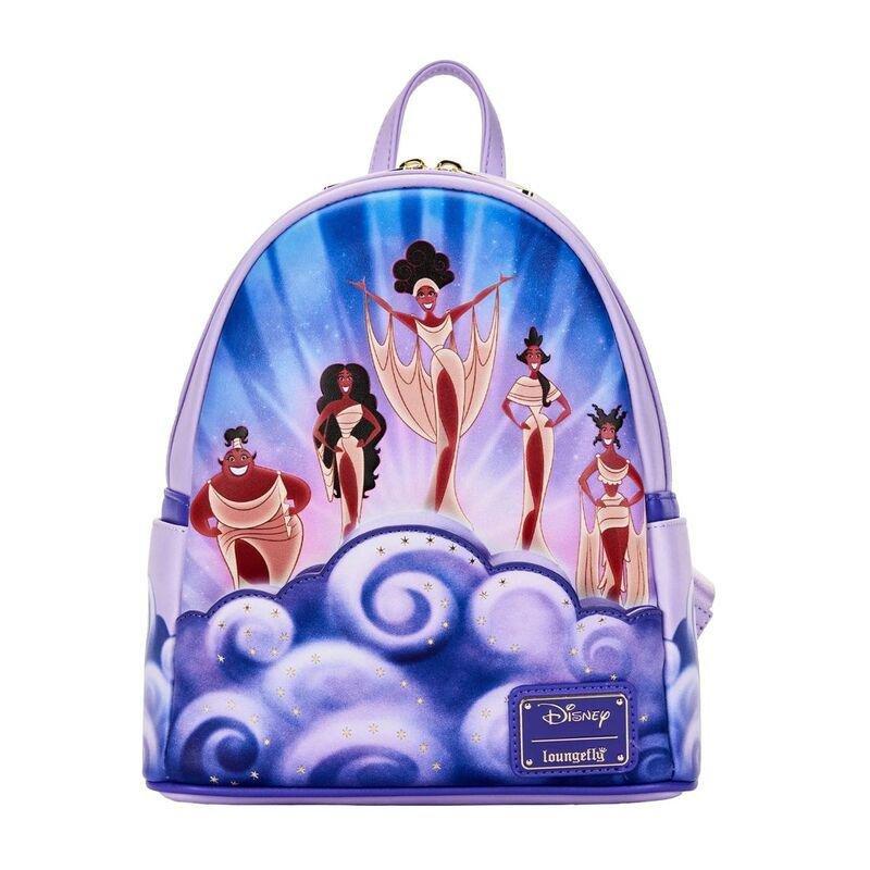 Loungefly Leather Disney Hercules Muses Clouds Mini Backpack, , large image number 0