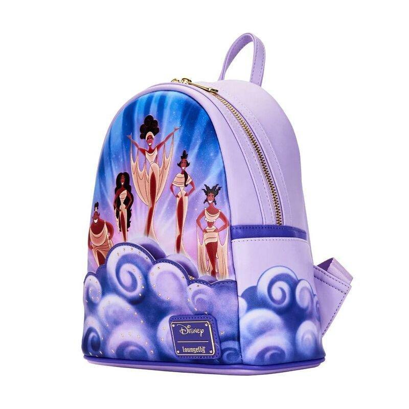 Loungefly Leather Disney Hercules Muses Clouds Mini Backpack, , large image number 1