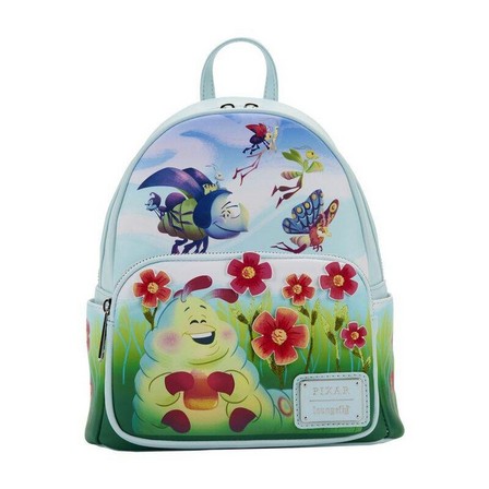 LOUNGEFLY - Loungefly Leather Disney Pixar A Bugs Life Earth Day Mini Backpack