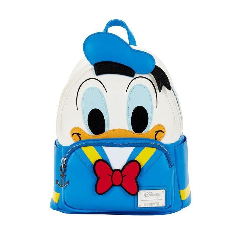 Loungefly Leather Disney Donald Duck Mini Backpack, , medium
