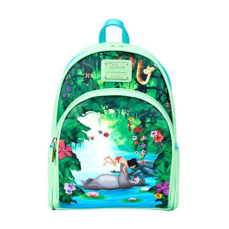 Loungefly Leather Disney Jungle Book Bare Necessities Mini Backpack, , large image number 0