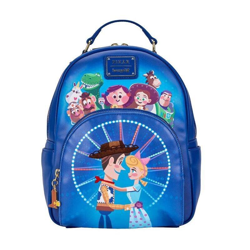 Loungefly Leather Disney Pixar Moment Toy Story Woody Bo Peep Mini Backpack, , large image number 0