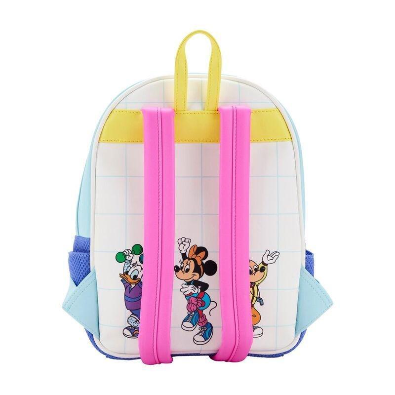Loungefly Leather Disney Mousercise Mini Backpack, , large image number 1