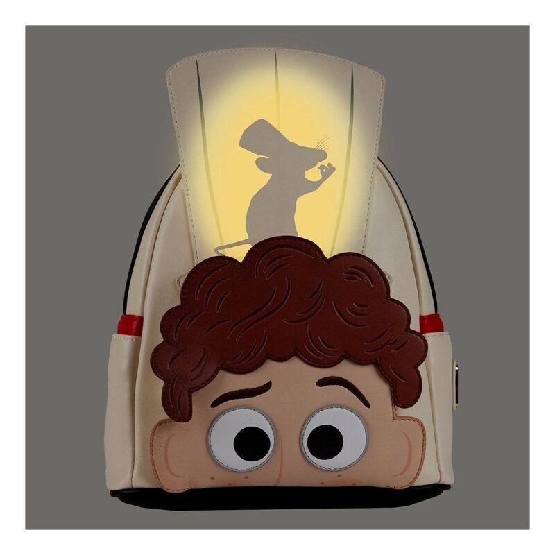 Loungefly Leather Disney Pixar Ratatouille 15th Anniversary Little Chef Mini Backpack (Glows In The Dark), , large image number 2