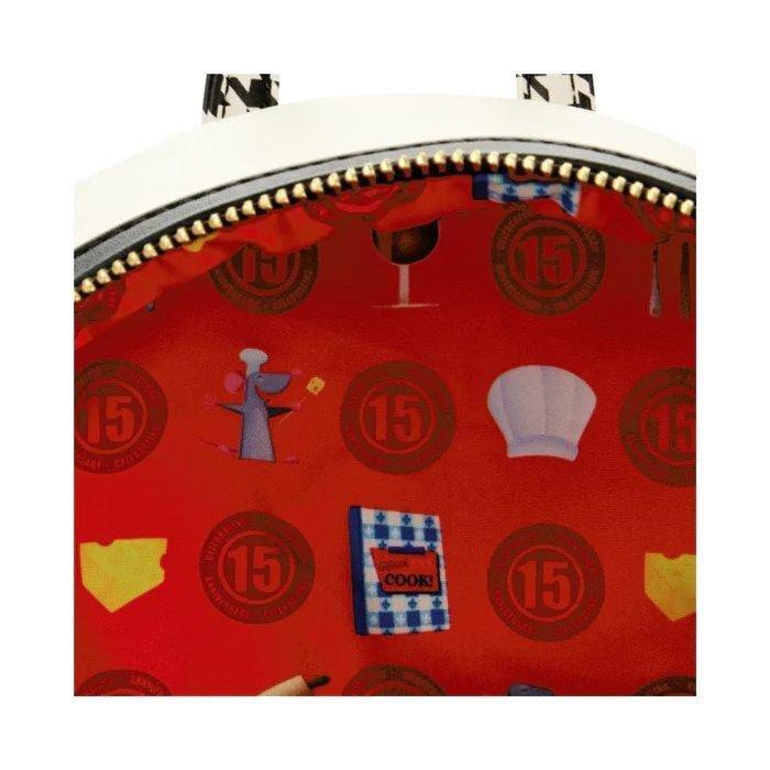Loungefly Leather Disney Pixar Ratatouille 15th Anniversary Little Chef Mini Backpack (Glows In The Dark), , large image number 5