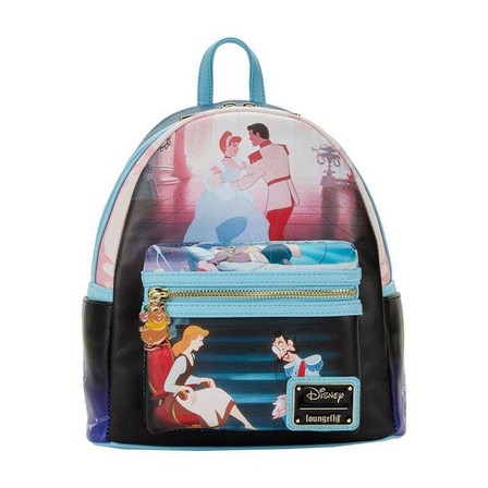 LOUNGEFLY - Loungefly Leather Disney Cinderella Princess Scene Mini Backpack
