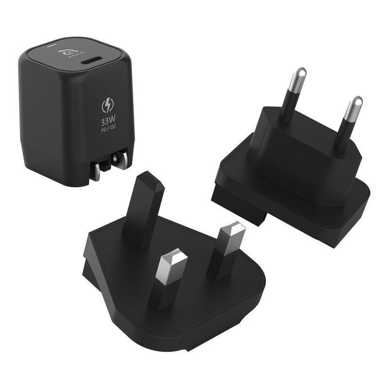 Adam Elements Omnia P3 USB-C 33W Compact Wall Charger - Black, , large image number 0