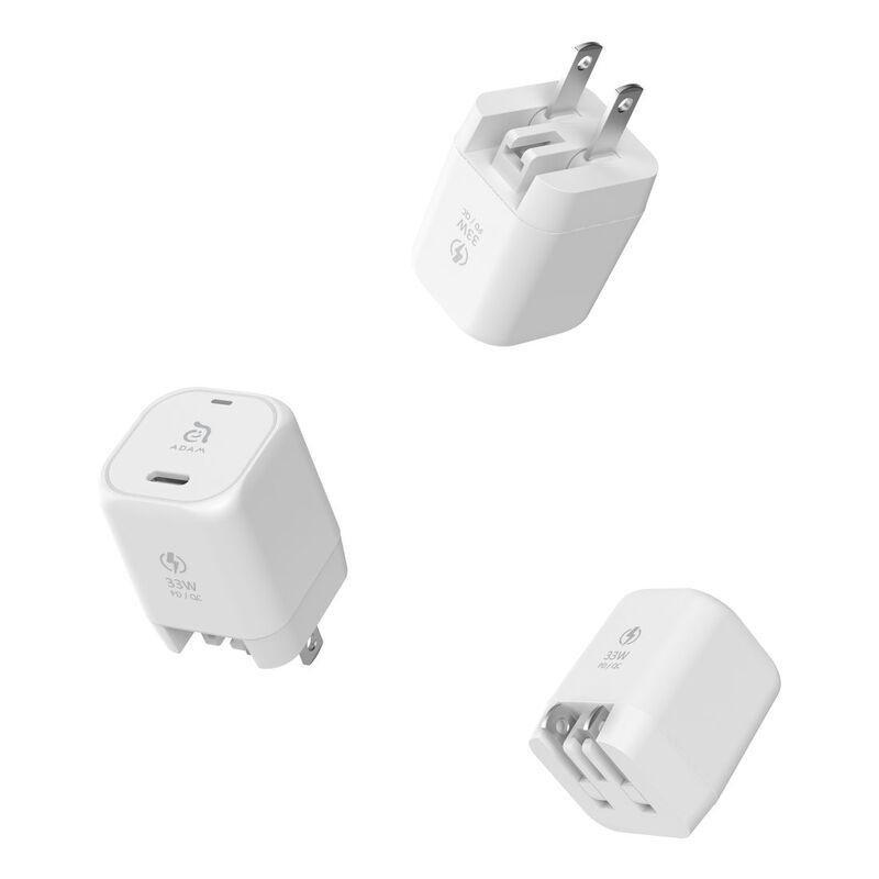 Adam Elements Omnia P3 USB-C 33W Compact Wall Charger - White, , large image number 8