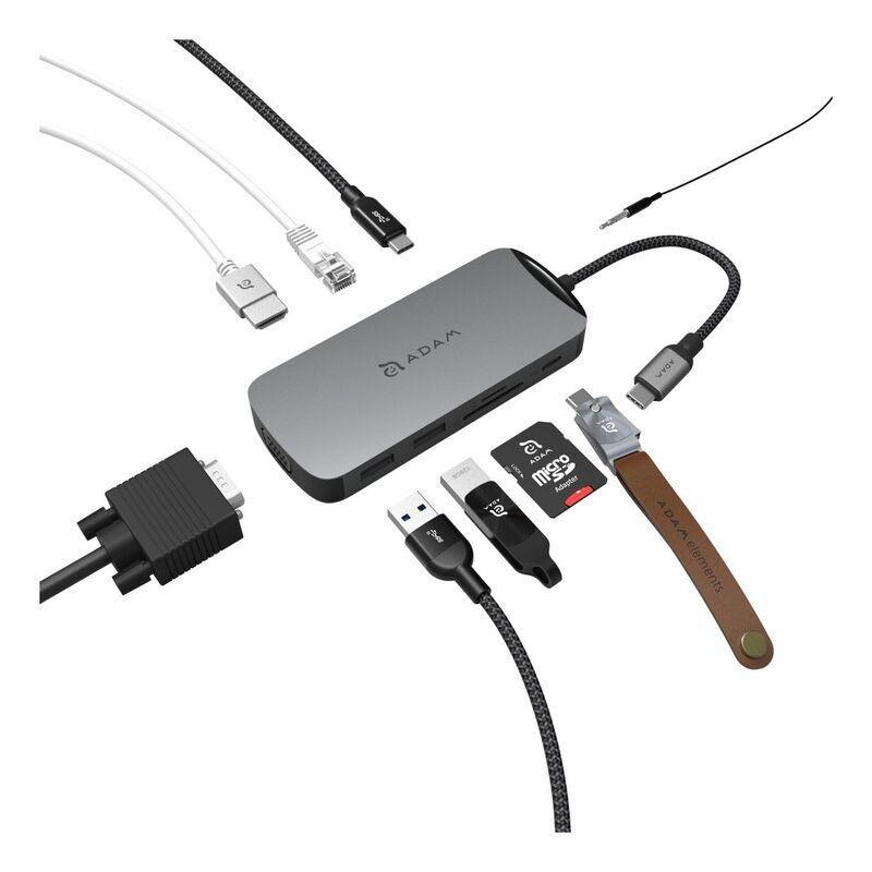 Adam Elements Casa HUB X DP USB-C 8K 10-in-1 HUB - Grey, , large image number 2