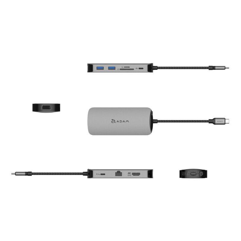 Adam Elements Casa HUB X DP USB-C 8K 10-in-1 HUB - Grey, , large image number 3