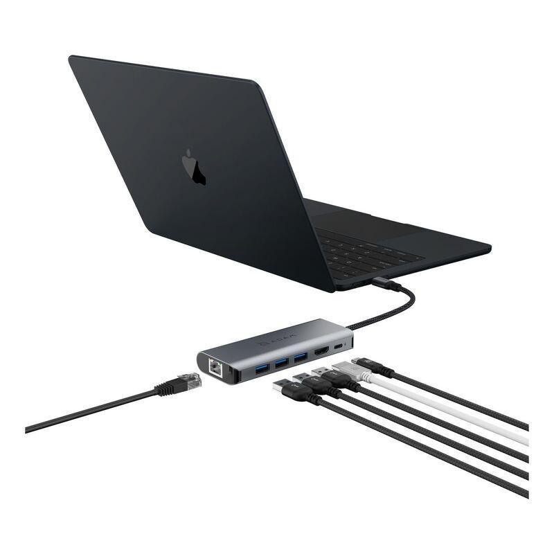 Adam Elements Casa HUB A01S USB-C 4K 6-in-1 HUB - Grey, , large image number 6