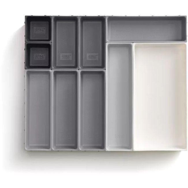 Joseph Joseph Blox Drawer Organiser Grey (Set of 10), , large image number 0