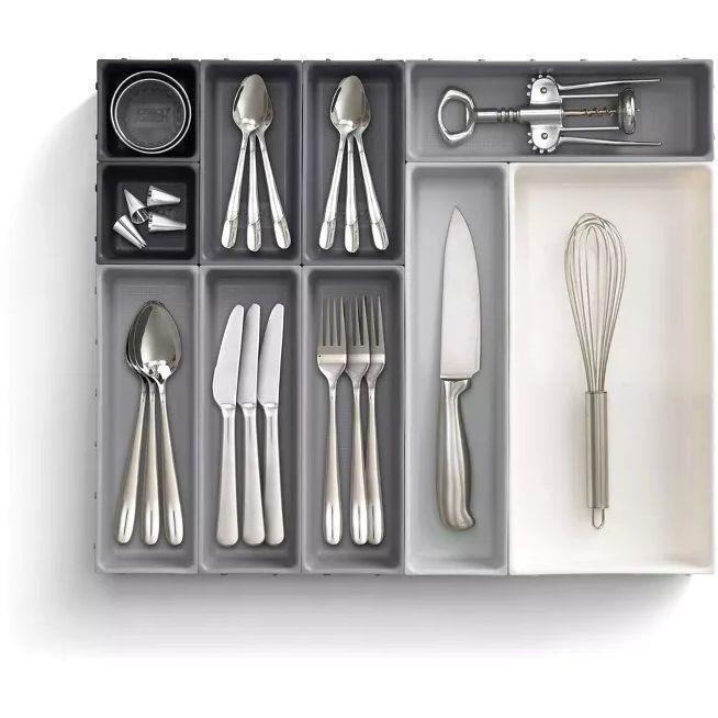 Joseph Joseph Blox Drawer Organiser Grey (Set of 10), , large image number 3