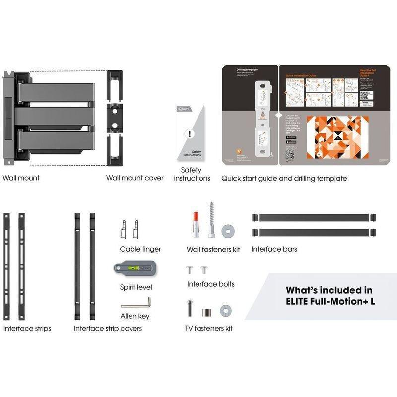 Vogel's TVM5645 Full-Motion Ultra-Thin TV Wall Bracket for 40-77 Inch TVs, , large image number 7