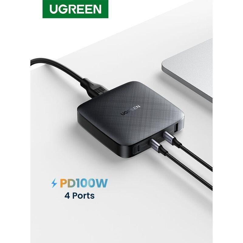 Ugreen 100W USB-C GaN PD Fast Charger Desktop Charger - 4 Ports, , large image number 4