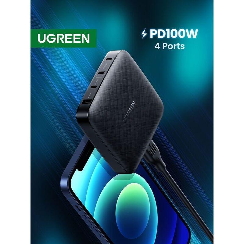 Ugreen 100W USB-C GaN PD Fast Charger Desktop Charger - 4 Ports, , large image number 5